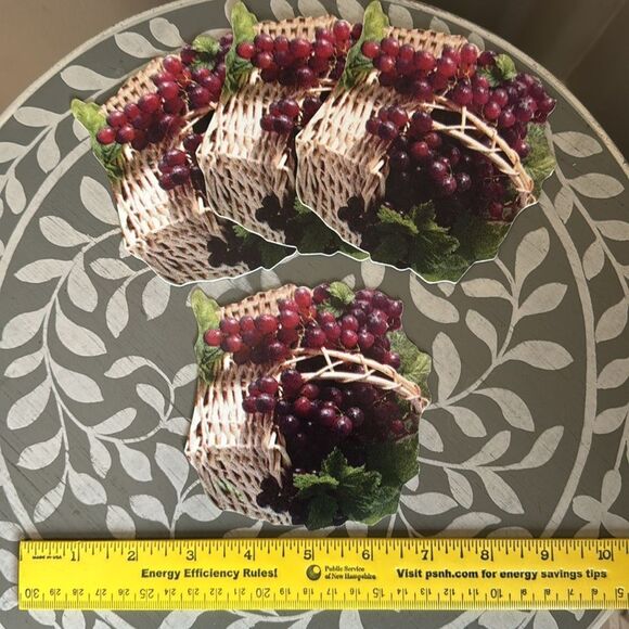 TableMates Placemat & Coaster Set (4/PK) Made in England - Picture 5 of 9